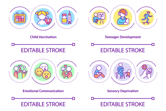 Child Behavior Development Icon Bundle: An Embroidery Review