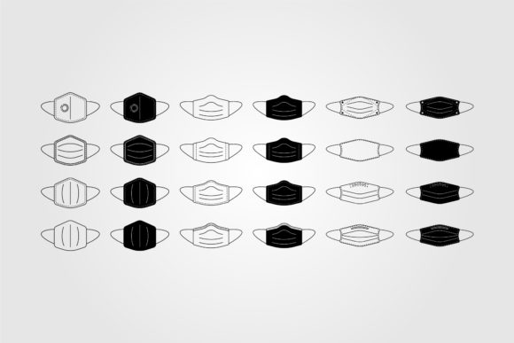 Face Mask Icon Set Embroidery Design Review
