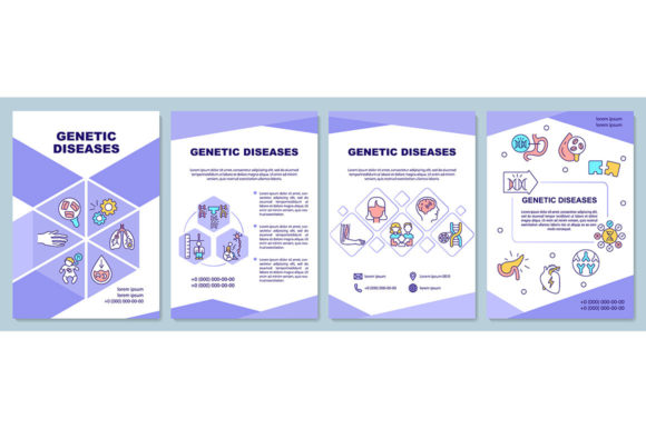 Genetic Diseases Brochure Template: A Designer's Take