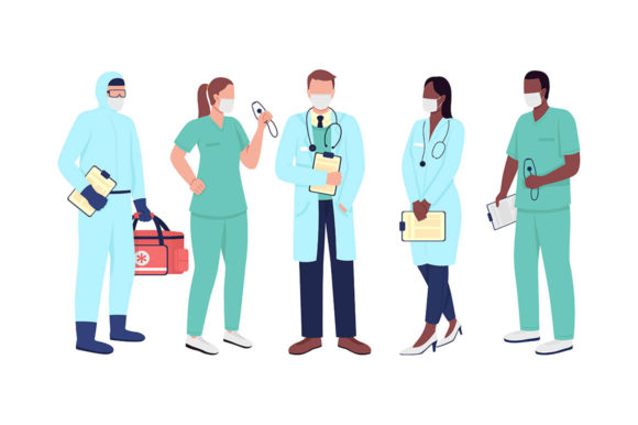 Healthcare Workers Flat Character Set Review