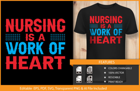 Nursing is a Work of Heart Design Review