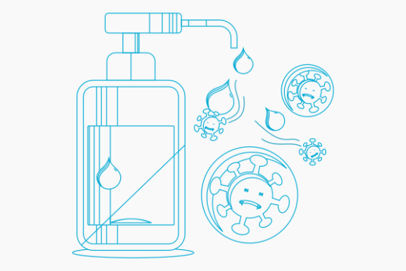 Outline Sanitizer Against Coronavirus: A Designer's Review
