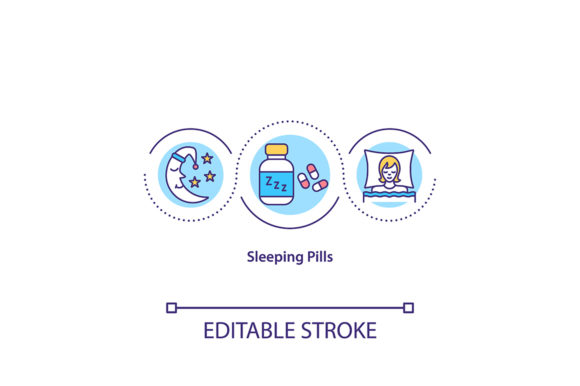 Sleeping Pills Concept Icon: Practical Embroidery Review