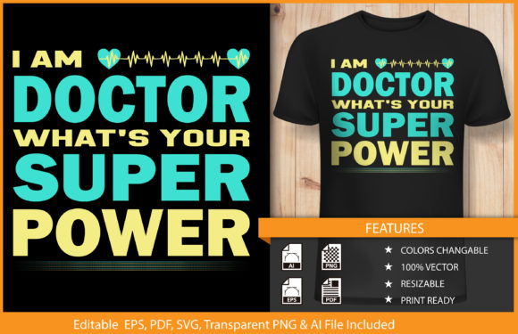 Tshirt I m Doctor What s Your Superpower: A Designer's Embroidery Test